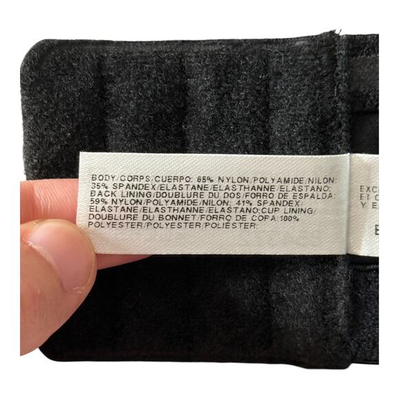 Wacoal 854372 Staying Power wire free strapless bra black size 34DD 34E - Picture 6 of 7